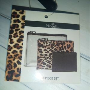 3 Piece Makeup Bag Set